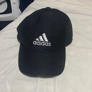Adidas Black Mesh Cap with Silver Logo